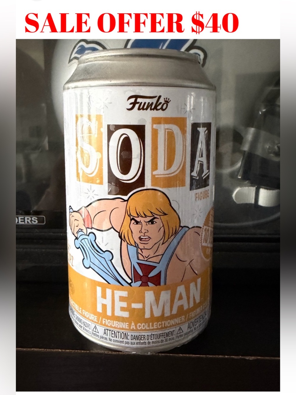 Funko Heman Masters Of The Universe MOTU NEW Sealed Soda Toy Figure